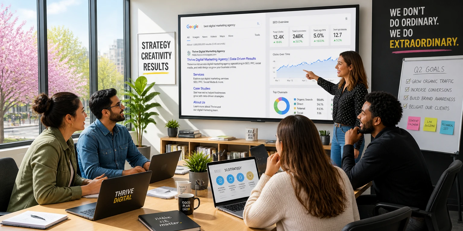 Business owner reviewing Google reviews and star ratings on a Google Business Profile with Trend Digital Marketing